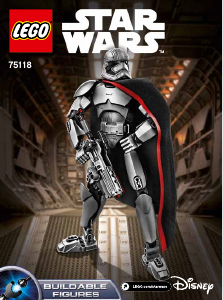 Manual de uso Lego set 75118 Star Wars Captain Phasma