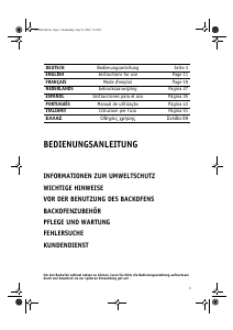 Bedienungsanleitung Whirlpool AKZ 209/AL/01 Backofen