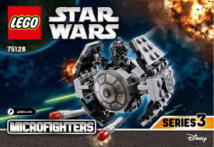 Manual Lego set 75128 Star Wars TIE advanced prototype