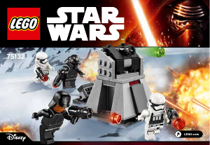 Bedienungsanleitung Lego set 75132 Star Wars First Order Battle Pack