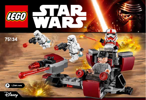 Manual de uso Lego set 75134 Star Wars Galactic empire battle pack