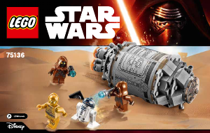 Mode d’emploi Lego set 75136 Star Wars Droid escape pod