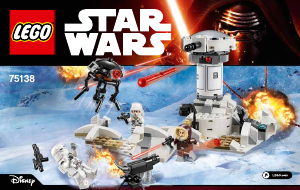 Brugsanvisning Lego set 75138 Star Wars Hoth attack