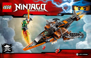 Handleiding Lego set 70601 Ninjago Haaienvliegtuig