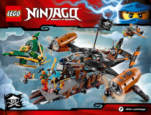 Handleiding Lego set 70605 Ninjago Luchtschip der ongeluk