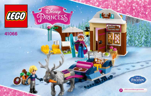 Bruksanvisning Lego set 41066 Disney Princess Anna och Kristoffers släde
