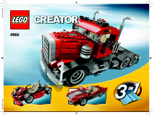 Manual Lego set 4955 Creator Big rig