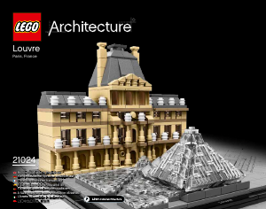 Bedienungsanleitung Lego set 21024 Architecture Louvre