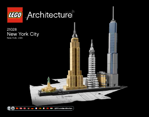 Manual Lego set 21028 Architecture New York City