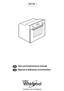Manual Whirlpool AKZ 290/IX Oven