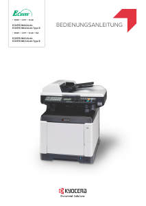 Bedienungsanleitung Kyocera M6526cdn ECOSYS Multifunktionsdrucker