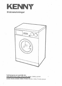 Bruksanvisning Kenny SL045 Tvättmaskin