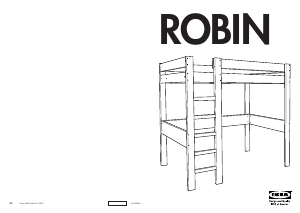 Kullanım kılavuzu IKEA ROBIN Yüksek yatak