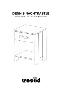 Bedienungsanleitung Woood Dennis Nachttisch