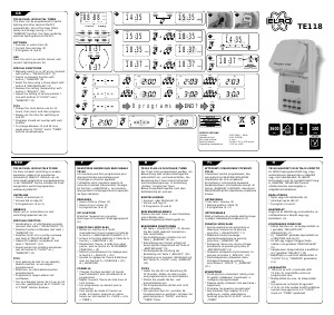 Használati útmutató Elro TE118 Időkapcsoló