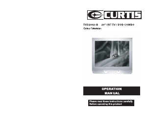 Handleiding Curtis TVD2002-B Televisie