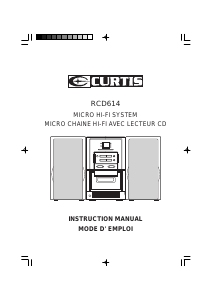 Mode d’emploi Curtis RCD614 Stéréo