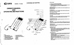 Handleiding Curtis TID855 Telefoon