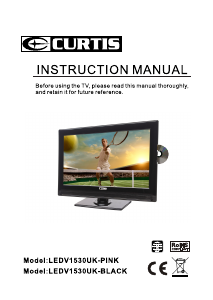 Manual Curtis LEDV1530UK LED Television