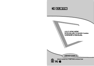 Handleiding Curtis LEDVD1339A-2 LED televisie