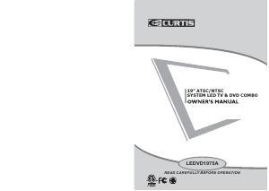 Handleiding Curtis LEDVD1975A-2 LED televisie
