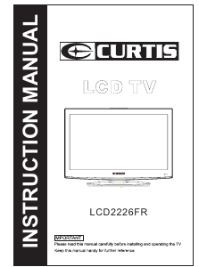 Handleiding Curtis LCD2226FR LCD televisie