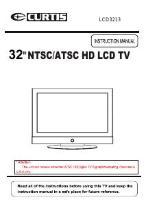 Handleiding Curtis LCD3213 LCD televisie