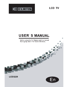 Handleiding Curtis LCD3229 LCD televisie