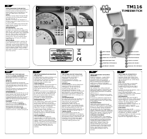 Használati útmutató Elro TM116 Időkapcsoló