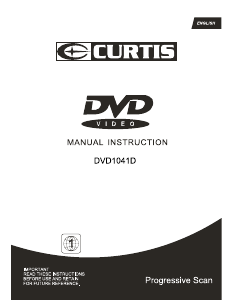 Handleiding Curtis DVD1041D DVD speler