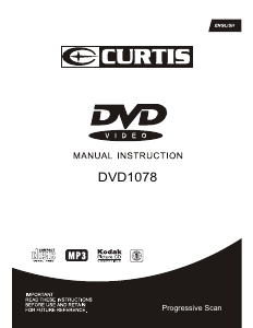 Handleiding Curtis DVD1078 DVD speler