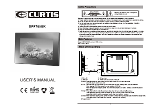 Handleiding Curtis DPF780UK Digitale fotolijst