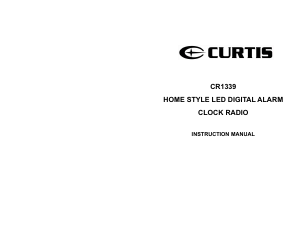 Mode d’emploi Curtis CR1339 Radio-réveil