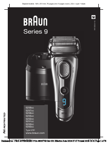 Manual Braun 9291cc Máquina barbear