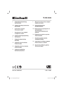 Manual Einhell TC-BS 8038 Şlefuitor cu bandă