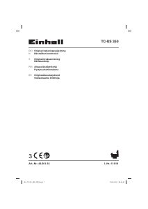 Bruksanvisning Einhell TC-US 350 Bänkslipmaskin