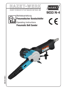 Handleiding Hazet 9033 N-4 Bandschuurmachine