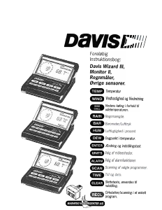 Brugsanvisning Davis Wizard III Vejrstation