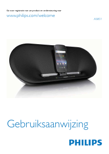 Handleiding Philips AS851 Speakerdock