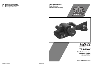 Mode d’emploi Topcraft TBS-950K Ponceuse à bande