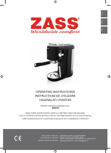 Handleiding Zass ZEM 09 Espresso-apparaat