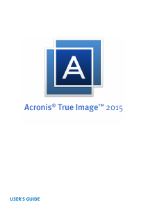 Handleiding Acronis True Image 2015