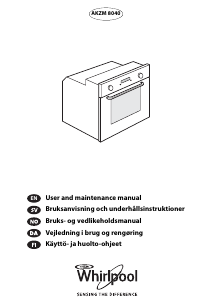 Manual Whirlpool AKZM 8040/IX Oven