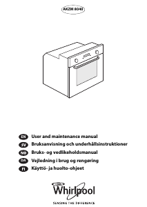 Manual Whirlpool AKZM 8040/WH Oven