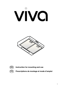 Bruksanvisning Viva VVA62U150 Köksfläkt