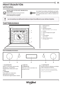 Käyttöohje Whirlpool OAKZ9 156 P IX Uuni