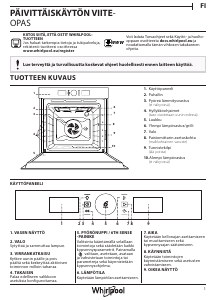Käyttöohje Whirlpool OAKZ9 6210 SHM IX Uuni