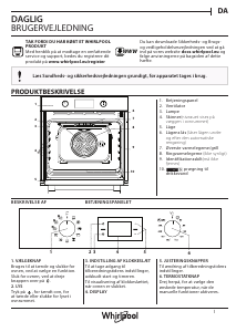 Brugsanvisning Whirlpool OAS KP8V1 IX Ovn