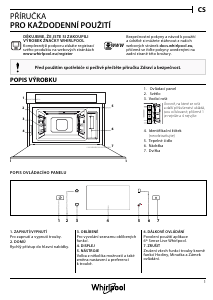 Manuál Whirlpool W11 MS180 Trouba