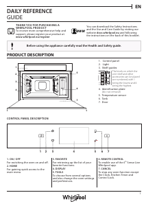 Manual Whirlpool W11I MS180 UK Oven